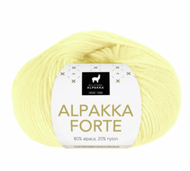 Alpakka Forte - 747 - Lys Gul - Image 1