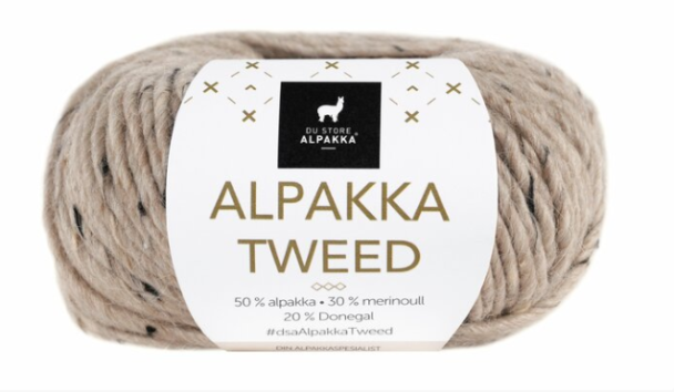 Alpakka Tweed - 107 - Beige - Image 1