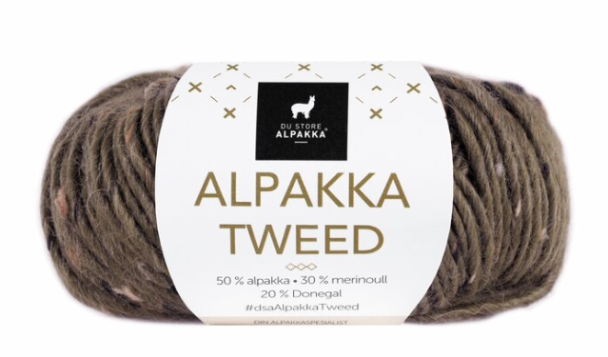 Alpakka Tweed - 112 - Brun - Image 1