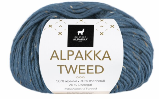 Alpakka Tweed - 133 - Indigo - Image 1