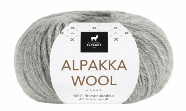 Alpakka Wool - 502 - Lys Grå Melert - Image 1