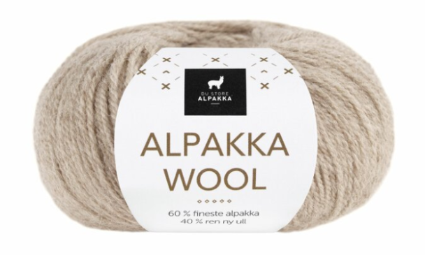 Alpakka Wool - 505 - Lys Beige Melert - Image 1