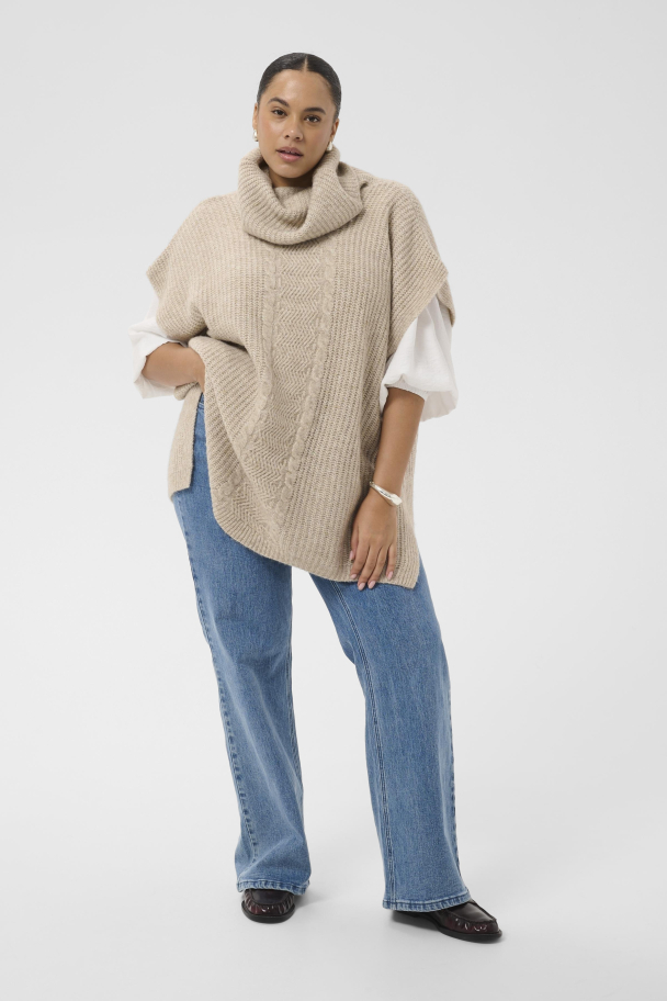 Kaffe Curve Mala poncho - Image 2