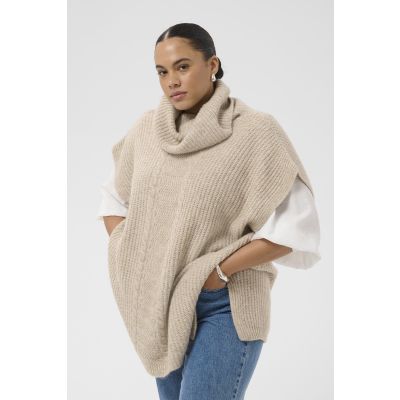 Kaffe Curve Mala poncho