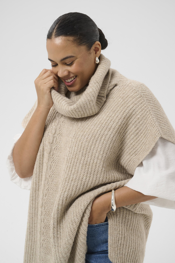 Kaffe Curve Mala poncho - Image 6