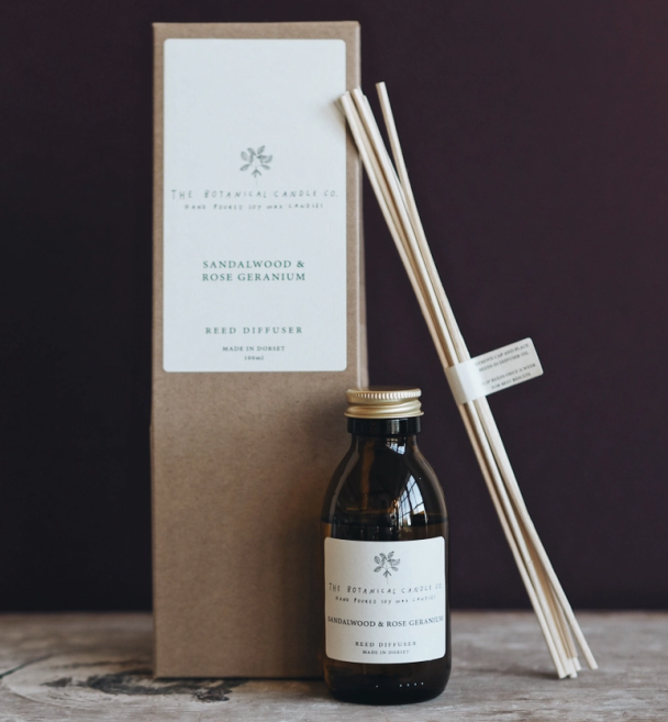 Sandalwood & Rose Geranium Duftpinner - Image 2