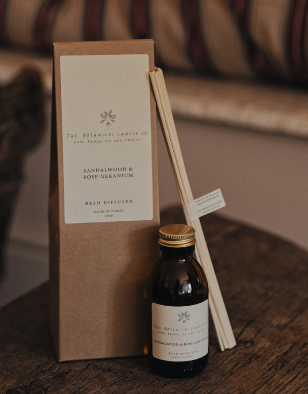 Sandalwood & Rose Geranium Duftpinner - Image 1
