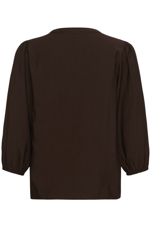 KAalberta Bluse Brun - Image 3