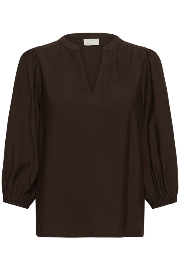 KAalberta Bluse Brun - Image 2