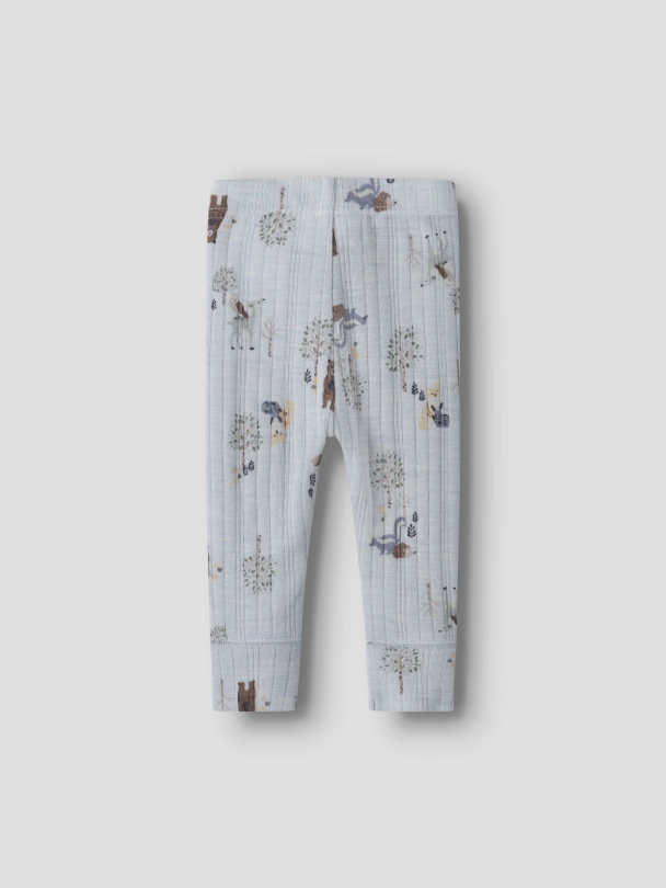 NBMWang ull-leggings, blå - Image 2
