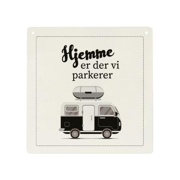 Skilt firkantet lite Hjemme parkere