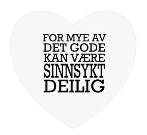 Magnetskilt hjerte 