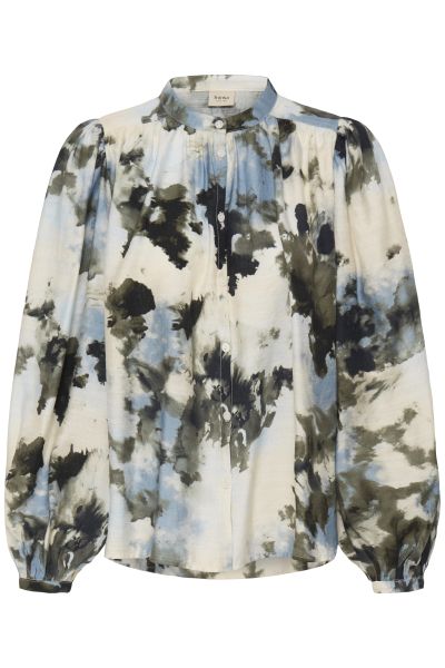 FRAriana SH 11 Bluse grønn/blå mix
