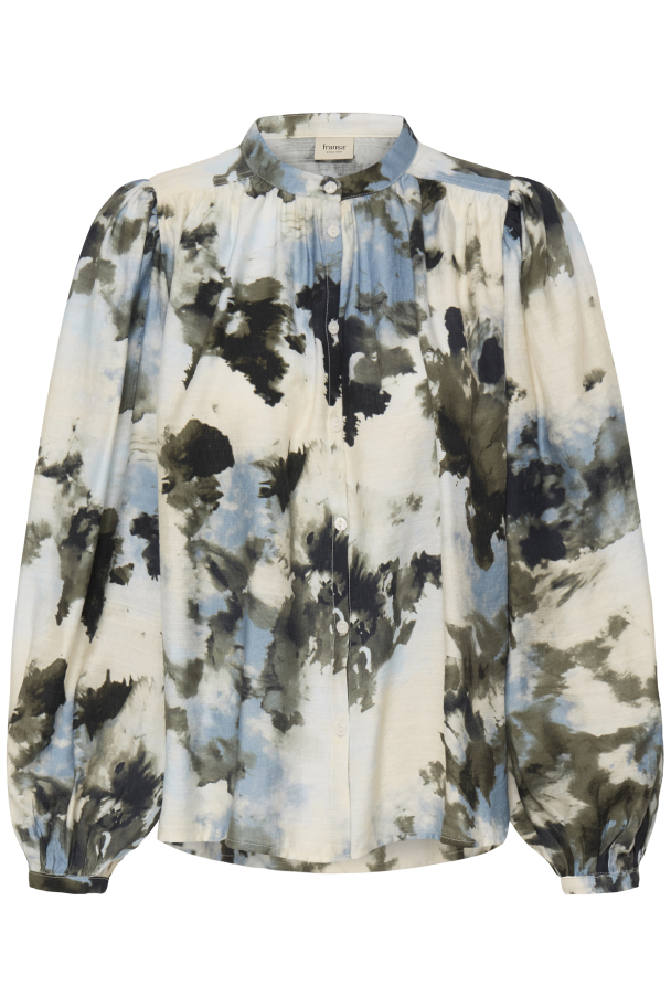 FRAriana SH 11 Bluse grønn/blå mix - Image 1