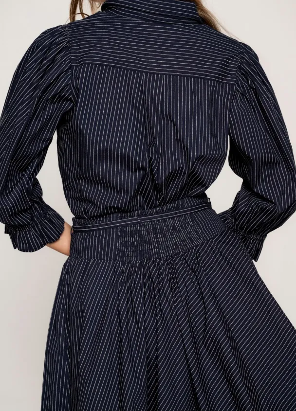 Astrid Skirt - Pinstripe - Image 2