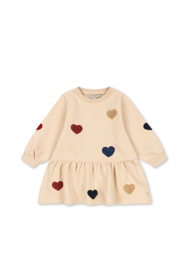 Lou Terry Sweat Dress - Bon Coeur Coloré - Image 1