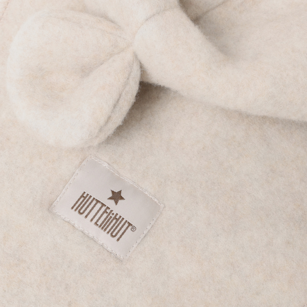 Balaclava Ears Wool Fleece - Camel Melange - Image 3