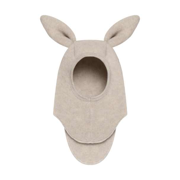 Balaclava Ears Wool Fleece - Camel Melange - Image 1