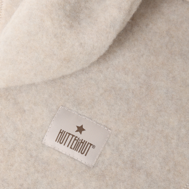 Balaclava Ears Wool Fleece - Camel Melange - Image 3