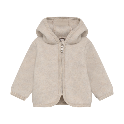 Jacket Ears Wool Fleece - Camel Melange