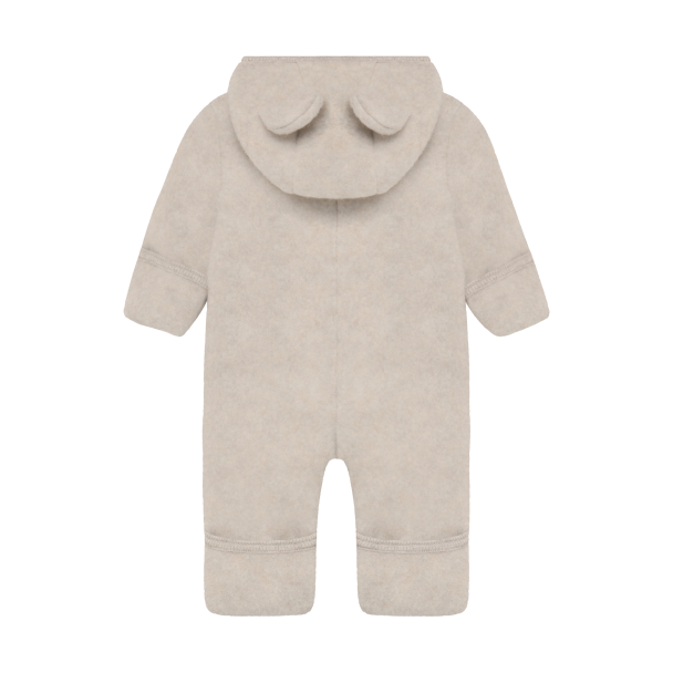Pram Suit Ears Wool Fleece - Camel Melange - Image 2