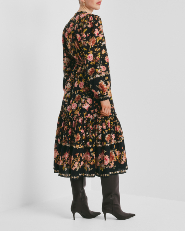Bohemian Midi Dress - Evening Field - Image 4