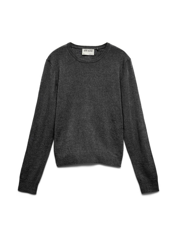 AWCARA LS O-NECK WOOL PULLOVER NOOS - 100% ULL
