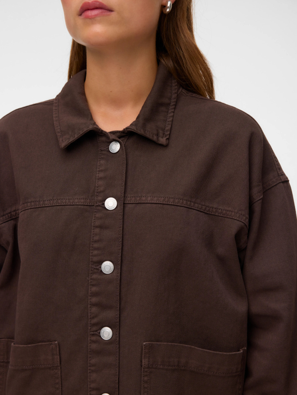 VMJAMIE LS DENIM SHACKET MIX GA NOOS - Image 4