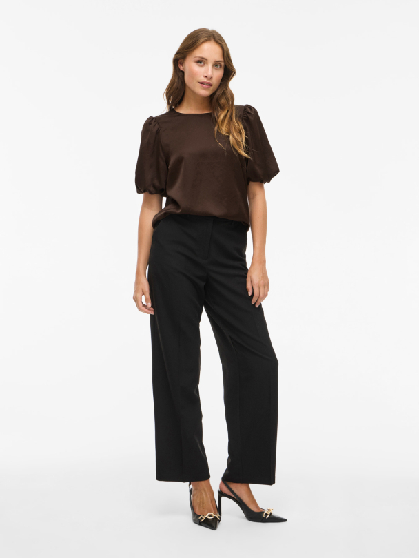 VIELLETTE 2/4 SATIN PUFF TOP - NOOS - Image 4