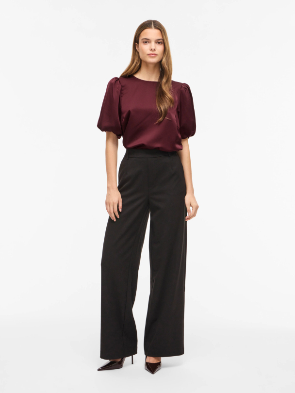 VIELLETTE 2/4 SATIN PUFF TOP - NOOS - Image 4