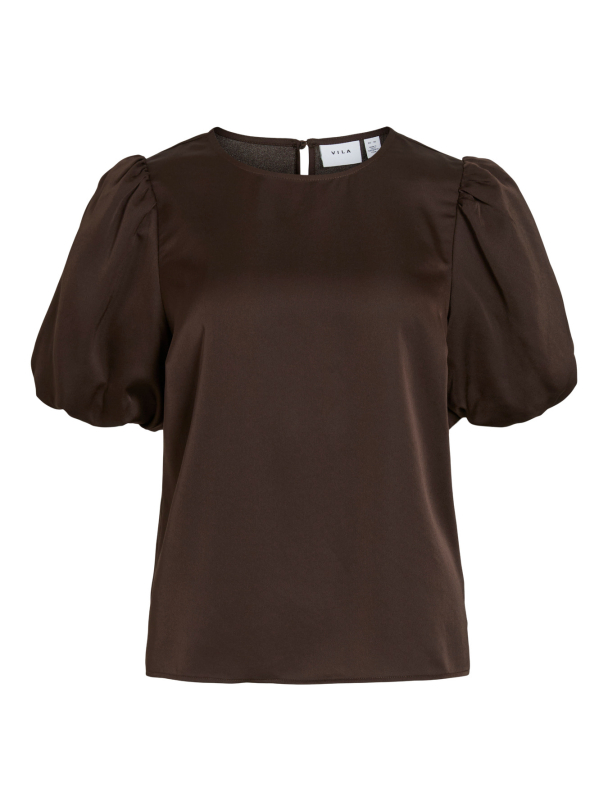VIELLETTE 2/4 SATIN PUFF TOP - NOOS - Image 1
