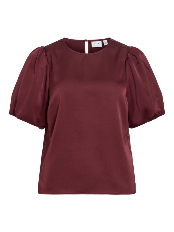 VIELLETTE 2/4 SATIN PUFF TOP - NOOS - Image 1
