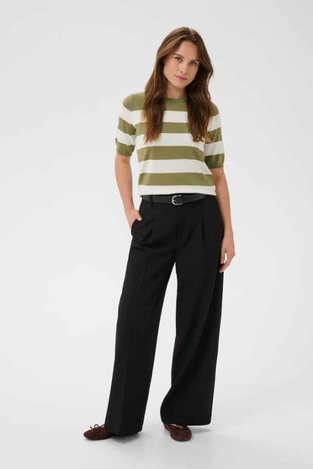 KAlizza Striped Topp grønn/offwhite - Image 2