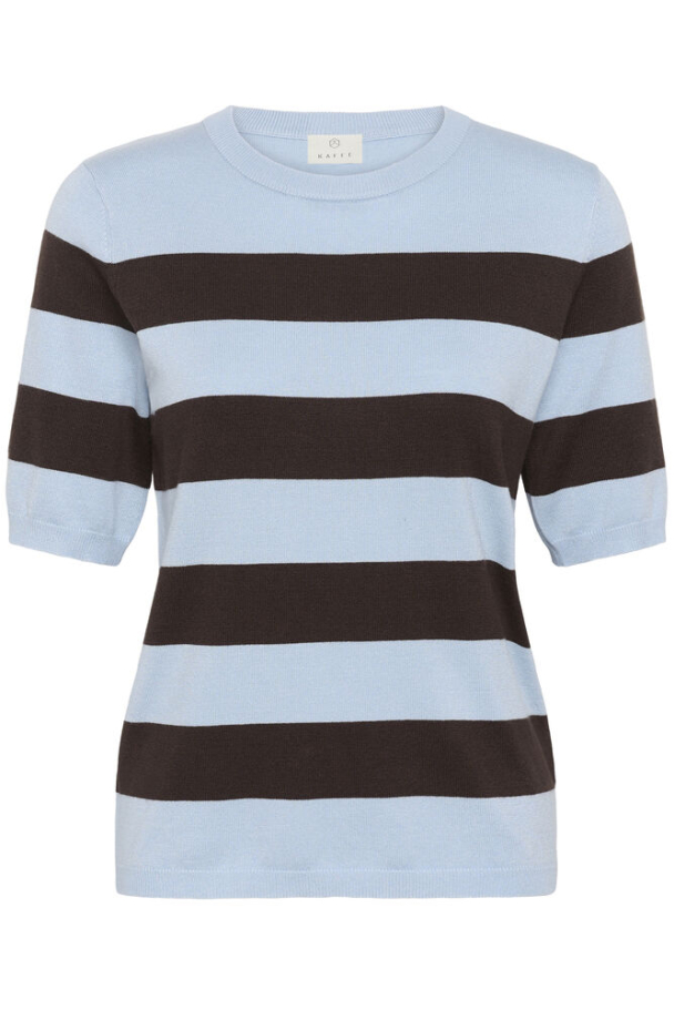 KAlizza Striped Topp lysblå/brun - Image 3