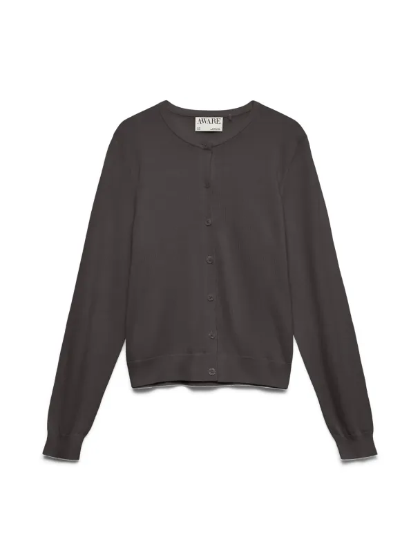 Cara O-Neck Wool Cardigan 