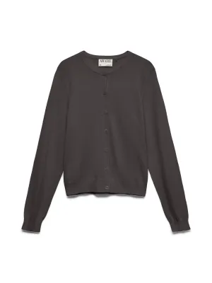 Cara O-Neck Wool Cardigan 