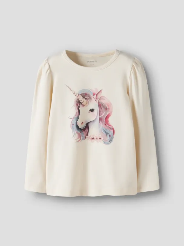 NMFKimia langermet topp, offwhite - Image 2