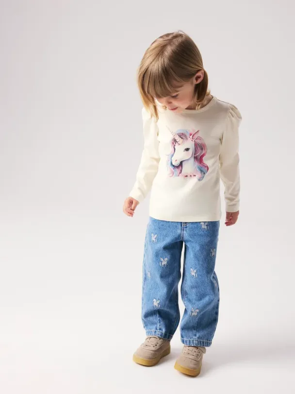 NMFKimia langermet topp, offwhite - Image 5