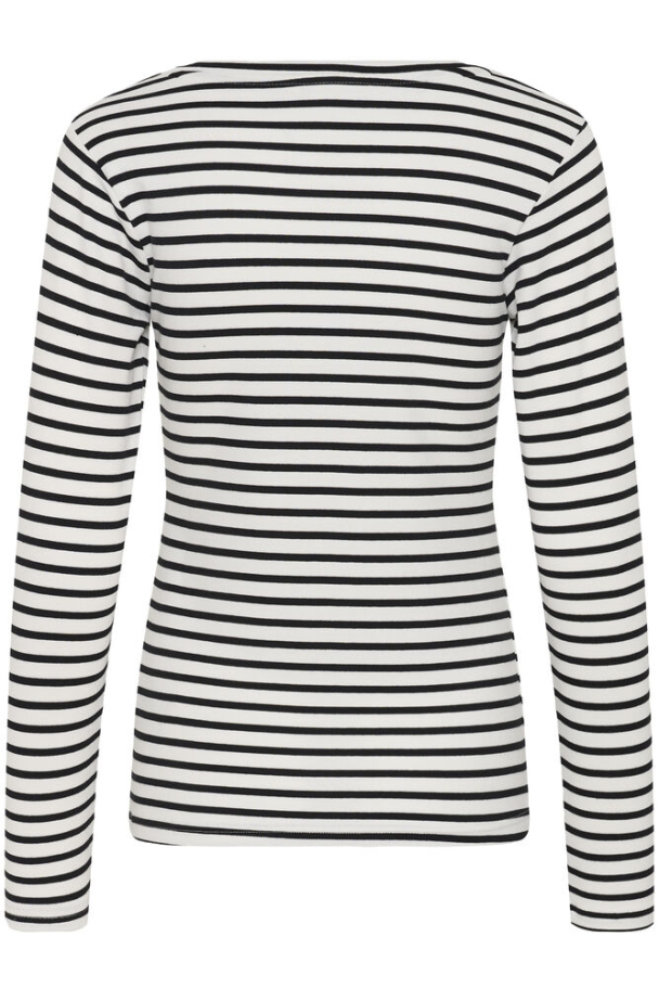 Liddy Topp hvit/brun - Image 4