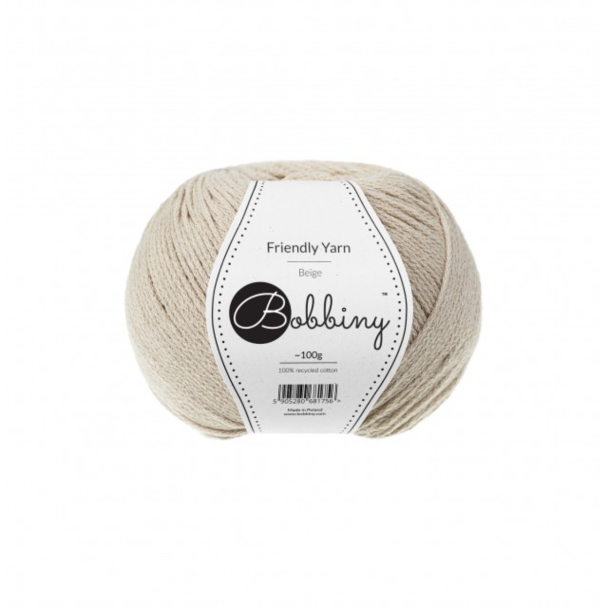 Bobbiny Friendly Yarn - Beige - Image 1