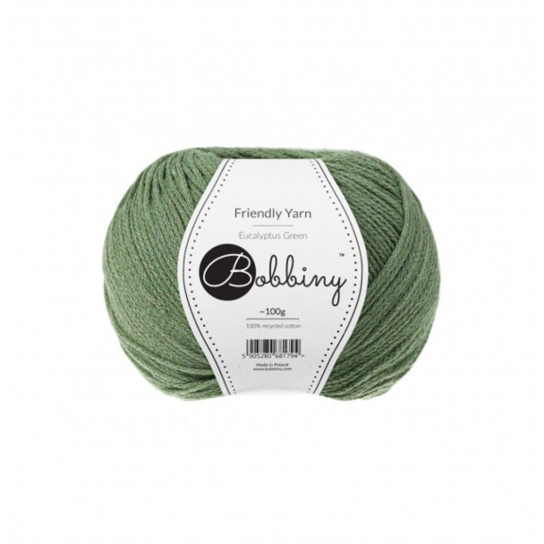 Bobbiny Friendly yarn - Eucalyptus Green - Image 1