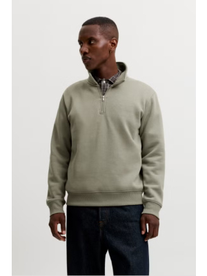 Bradley Sweat Zip Polo 