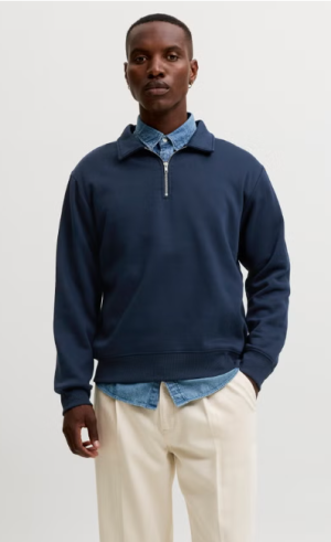 Bradley Sweat Zip Polo 