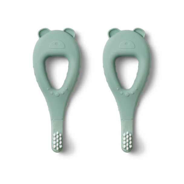 Janelle Bear Toothbrush 2-pk - Peppermint - Image 1