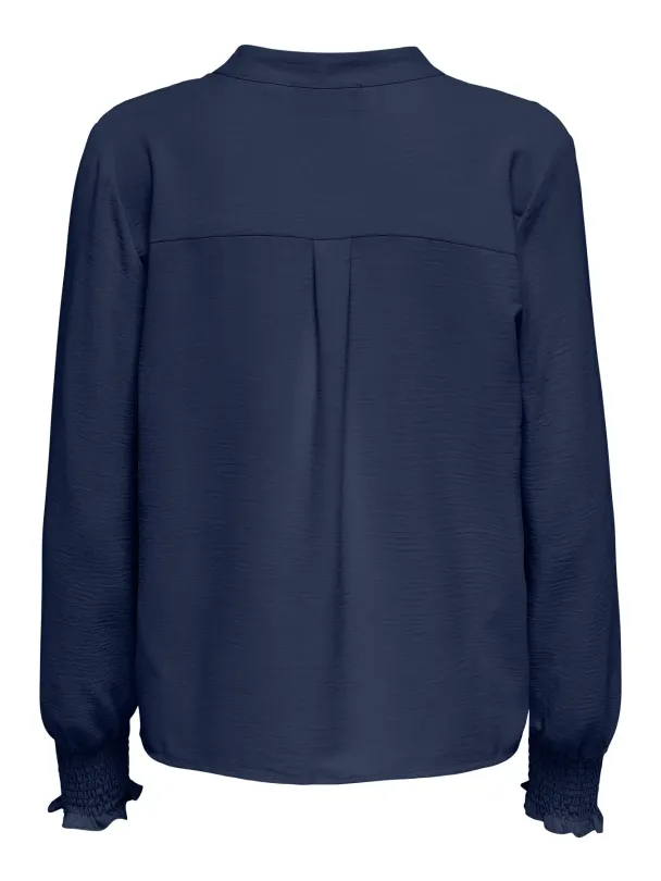 Mette V-Neck Smock Top - Image 2