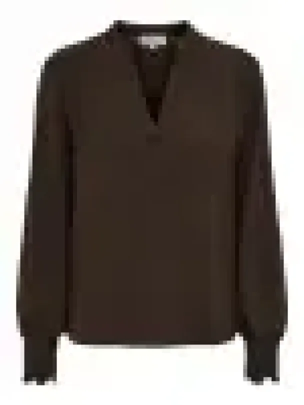 Mette V-Neck Smock Top