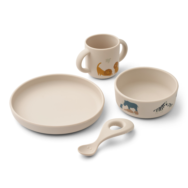 Vivi Spisesett Silikon - All Together/Sandy - Image 1