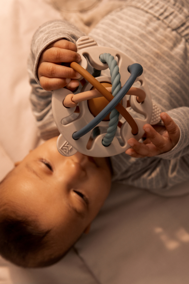 Hakim Silicone Mix Rattle - Sandy Multi Mix - Image 2
