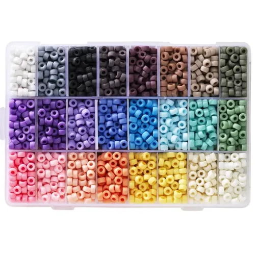 Pony beads 7 mm matte