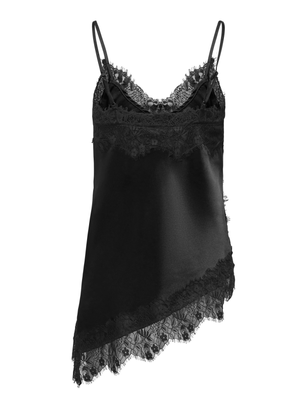 ONLINDONA STRAP SATIN LACE TOP WVN - Image 2